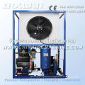 shell and tube type evaporator for tube ice machine